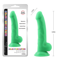 Фаллоимитатор на присоске Chisa Delux Pure Nature, зеленый