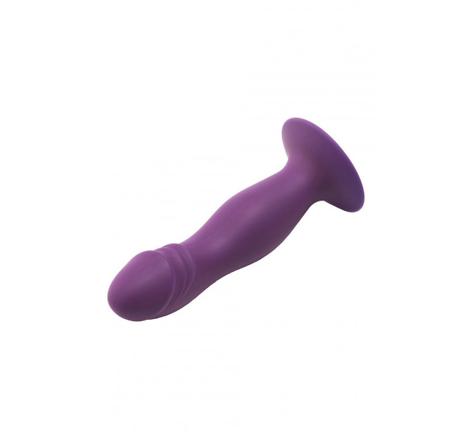 Фалоімітатор Dream Toys Flirts Pleasure Dildo для точки G на присосці, фіолетовий