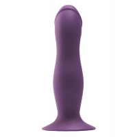 Фаллоимитатор Dream Toys Flirts Pleasure Dildo для точки G на присоске, фиолетовый