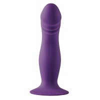 Фаллоимитатор Dream Toys Flirts Pleasure Dildo для точки G на присоске, фиолетовый