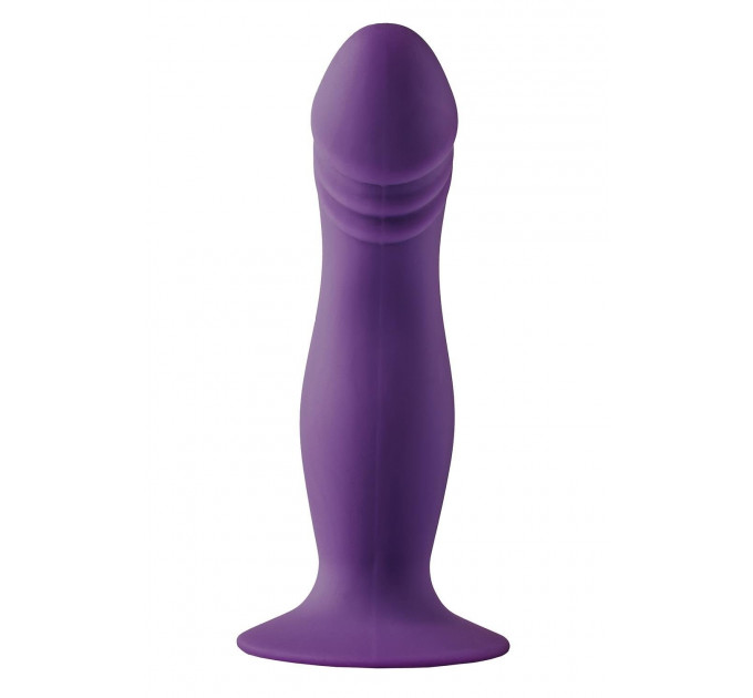 Фалоімітатор Dream Toys Flirts Pleasure Dildo для точки G на присосці, фіолетовий