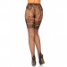 Колготки в сеточку с кружевом Leg Avenue Leg Avenue черного цвета, O/S