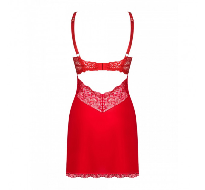 Комплект Obsessive Loventy сорочка та стрінги S/M