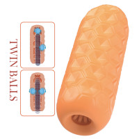 Мастурбатор Pretty Love Venus-X Orange с шариками для стимуляции, 18 х 6.5 см