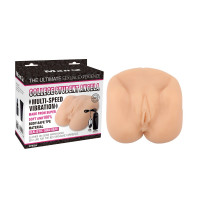 Мастурбтор вагина и анус, с вибрацией Chisa ManQ Сollege Student Angela, киберкожа