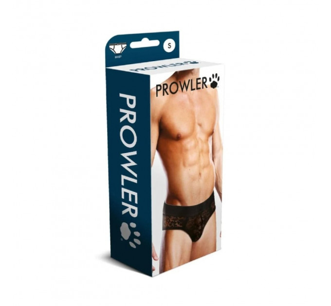 Мужские трусы-брифы кружевные Prowler Briefs Lace черные, S