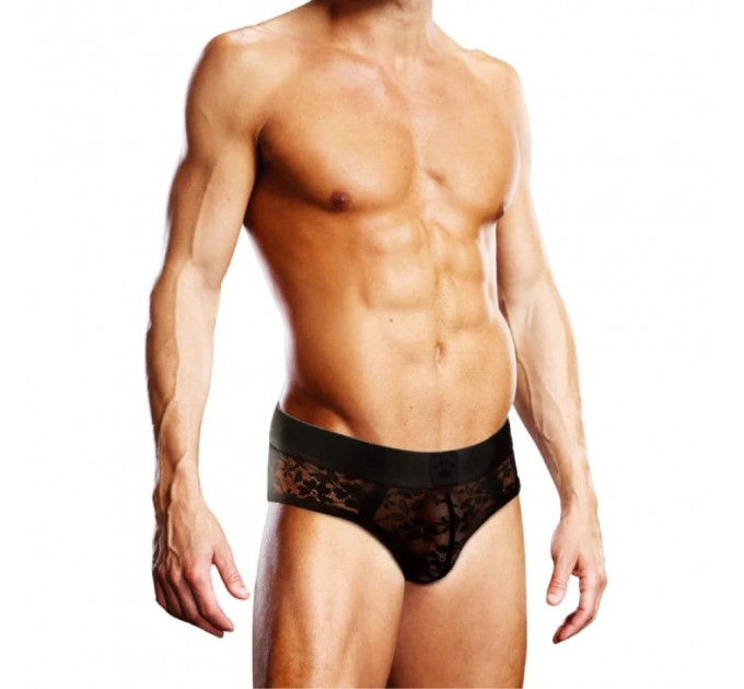 Мужские трусы-брифы кружевные Prowler Briefs Lace черные, S