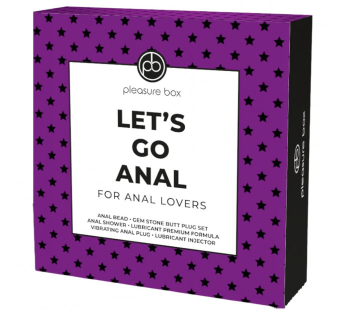 Подарочный набор для анального секса DreamToys Let'S Go Anal 7 предметов, фиолетовый