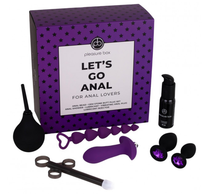 Подарочный набор для анального секса DreamToys Let'S Go Anal 7 предметов, фиолетовый