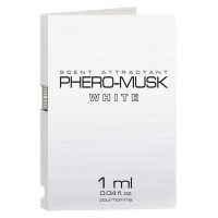 Пробник парфуми з феромонами чоловічі Aurora Phero-Musk White for men, 1 ml Пробник парфуми з феромонами чоловічі Aurora Phero-Musk White for men, 1 ml