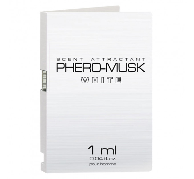 Пробник духи с феромонами мужские Aurora Phero-Musk White for men, 1 ml