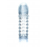 Рельєфна насадка Penis Sleeve CLEAR