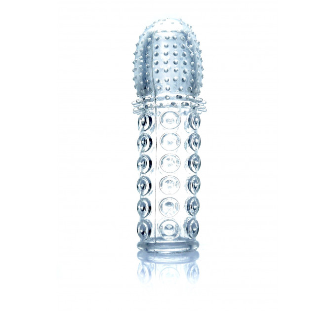Рельєфна насадка Penis Sleeve CLEAR