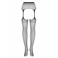Сексуальні колготки Obsessive Garter stockings S815 XL/XXL