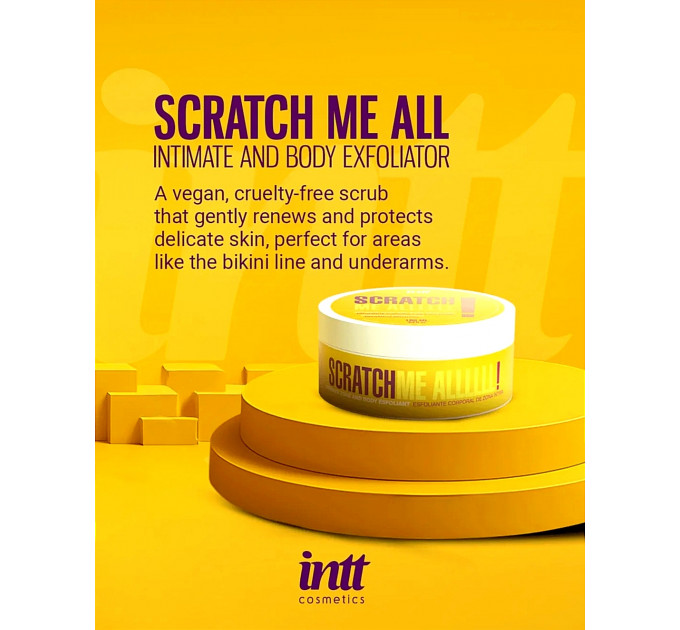 Скраб для тела Intt SCRATCH ME ALLLL! гель с микросферами, 100 мл
