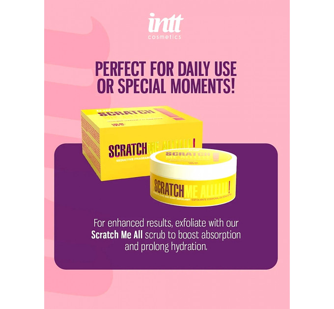Скраб для тела Intt SCRATCH ME ALLLL! гель с микросферами, 100 мл