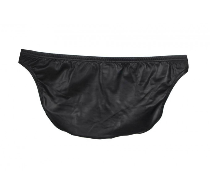 Стринги чоловічі Star Night зі штучної шкіри, чорні, XL