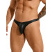 Стринги чоловічі Star Night зі штучної шкіри, чорні, XL