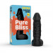 Свічка пікантної форми Pure Bliss BIG Black чорна, 18 см