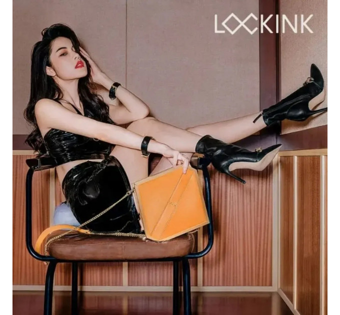 Уцінка/Бондажний набір у сумці Lockink 4 предмети, коричневий