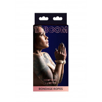 Веревка для связывания конопляная Taboom Вondage Ropes, 1.5 метра, 7 мм