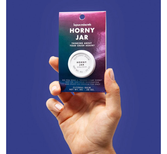 Збудливий бальзам для клітора Clitherapy: HORNY JAR аромат сандалу Bijoux Indiscrets