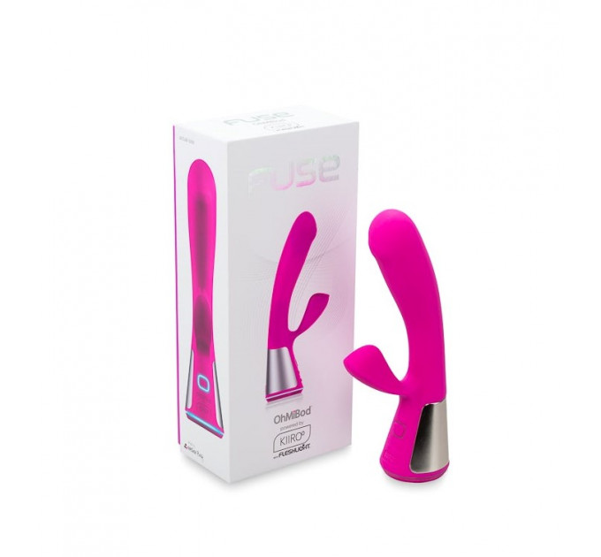 Вибратор-кролик Ohmibod Fuse KIIROO с интерактивным подключением, розовый