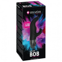 Вибратор-кролик с электростимуляцией Mystim Hop Hop Bop E-Stim, 16 см х 3.6 см