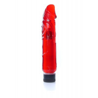 Вибратор реалистик красный Vibrator-Juicy Jelly - Multispeed Red