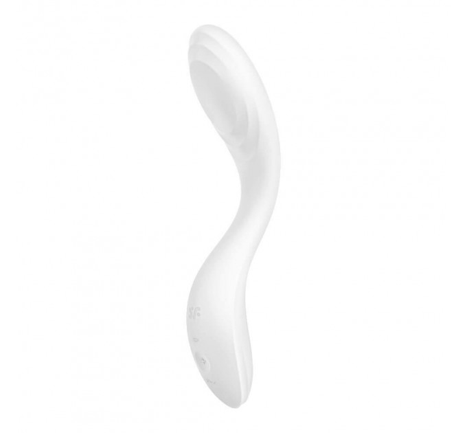 Вибратор с подвижным шариком Satisfyer Rrrolling Pleasure для точечной стимуляции точки G, белый