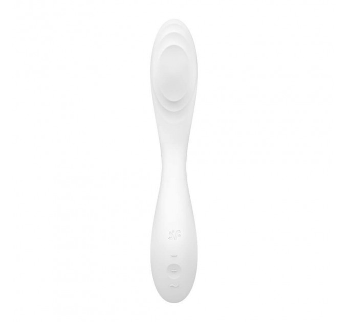 Вибратор с подвижным шариком Satisfyer Rrrolling Pleasure для точечной стимуляции точки G, белый