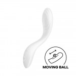Вибратор с подвижным шариком Satisfyer Rrrolling Pleasure для точечной стимуляции точки G, белый