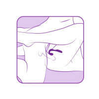 Вибратор в трусики Adrien Lastic Mr.Hook фиолетовый