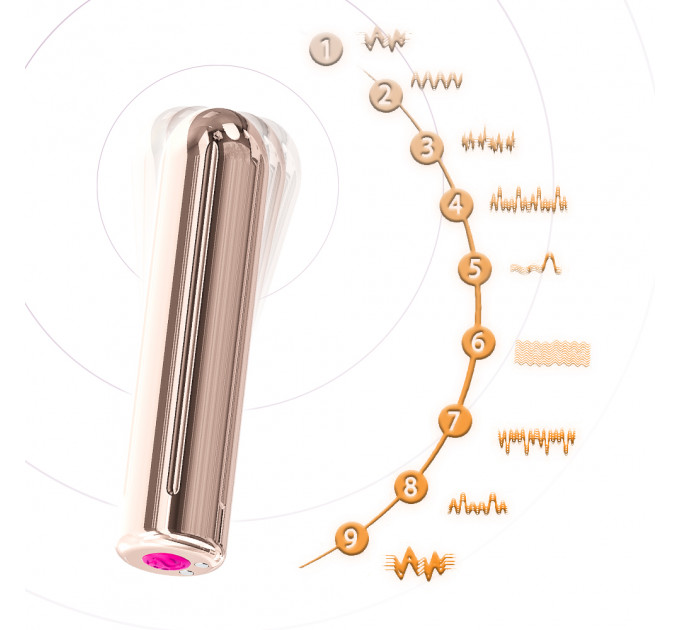 Вибропуля Rock rose pink
