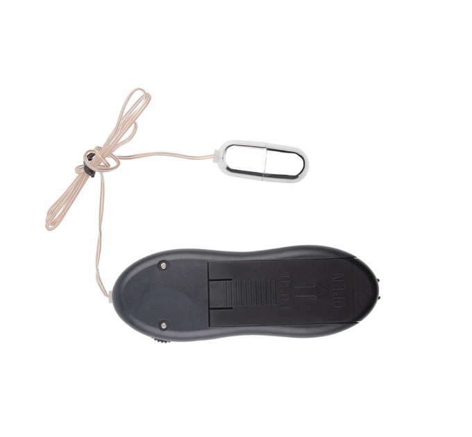 Вибропуля на пульте управления Chisa Hi-Basic Silver Bullet Mini, серебристая