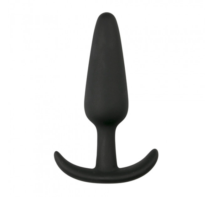 Анальна пробка Buttplug чорна, S