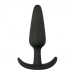 Анальна пробка Buttplug чорна, S