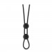 Регулируемое эрекционное кольцо STAY HARD DOUBLE LOOP BLACK