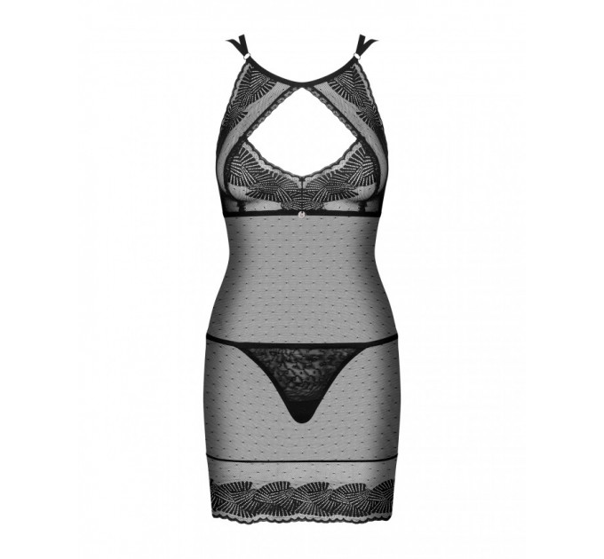 Сорочка мереживна Obsessive Allastia chemise