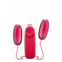 Віброяйце подвійне DOUBLE POP EGGS CERISE