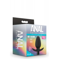 Анальная пробка c вибрацией Blush Anal Adventures Platinum Saddle Plug