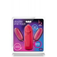 Віброяйце подвійне DOUBLE POP EGGS CERISE