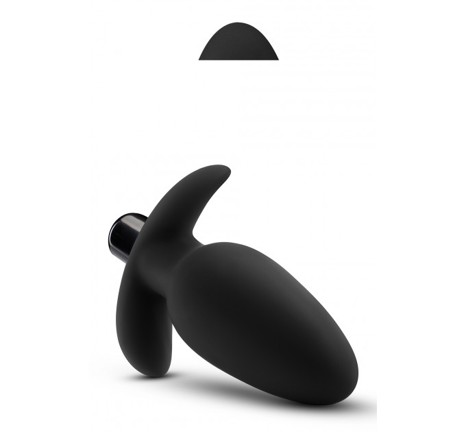 Анальная пробка c вибрацией Blush Anal Adventures Platinum Saddle Plug