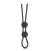 Регулируемое эрекционное кольцо STAY HARD DOUBLE LOOP BLACK