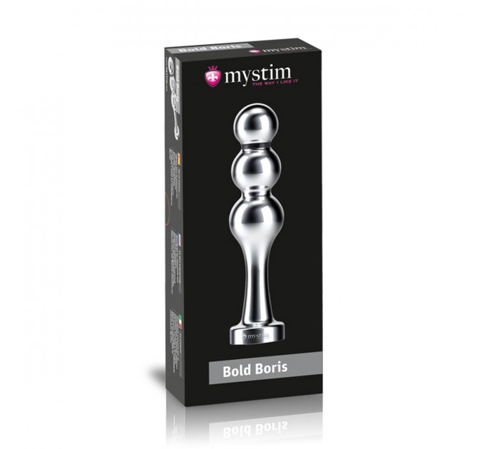 Анальная пробка Mystim Bold Boris E-Stim Dildo