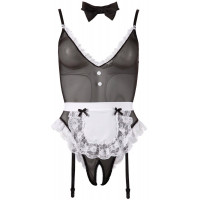 Ролевой костюм горничной Cottelli Collection Maid Body 3 предмета, S