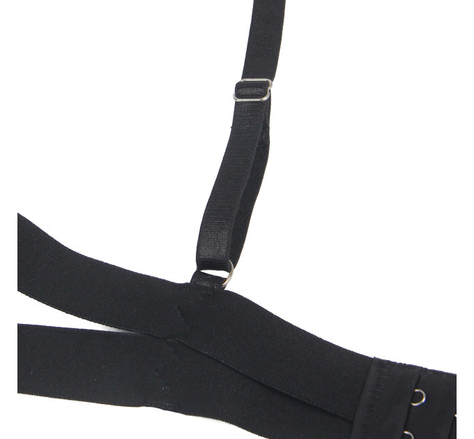 Боді відкрите Star Night чорне, XS-S