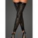 Чулки спандекс сетка F236 Noir Handmade S