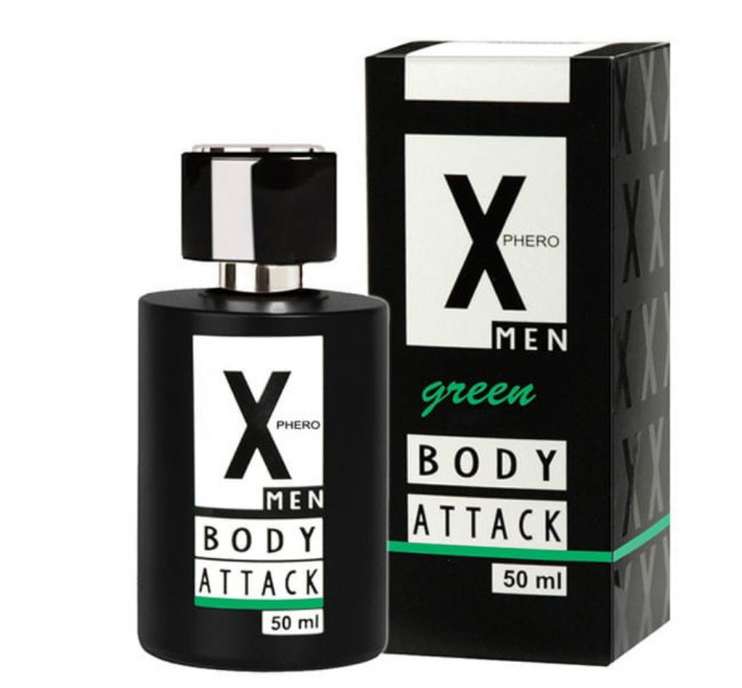 Духи з феромонами Aurora Body Attck MEN Green X-PHERO 50ml