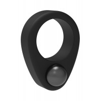 Эрекционное кольцо Dreamtoys RAMROD с утяжелителем, черное